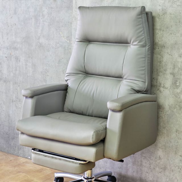 Ghế giám đốc bọc da có gác chân thư giãn MF926A