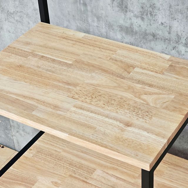 Kệ bếp 55x40x140cm gỗ cao su KB68104