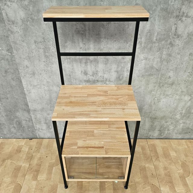 Kệ bếp 55x40x140cm gỗ cao su KB68104
