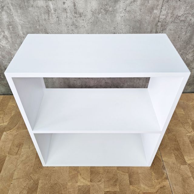 Kệ sách 2 tầng 60x28x65cm gỗ cao su KS68373