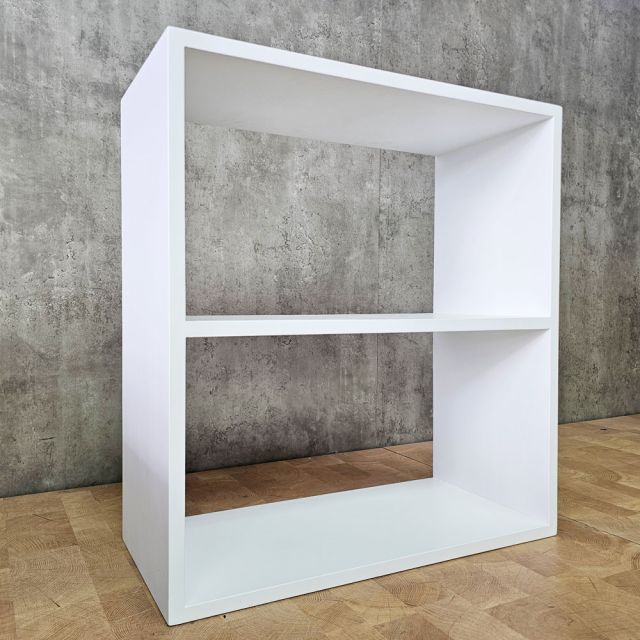 Kệ sách 2 tầng 60x28x65cm gỗ cao su KS68373