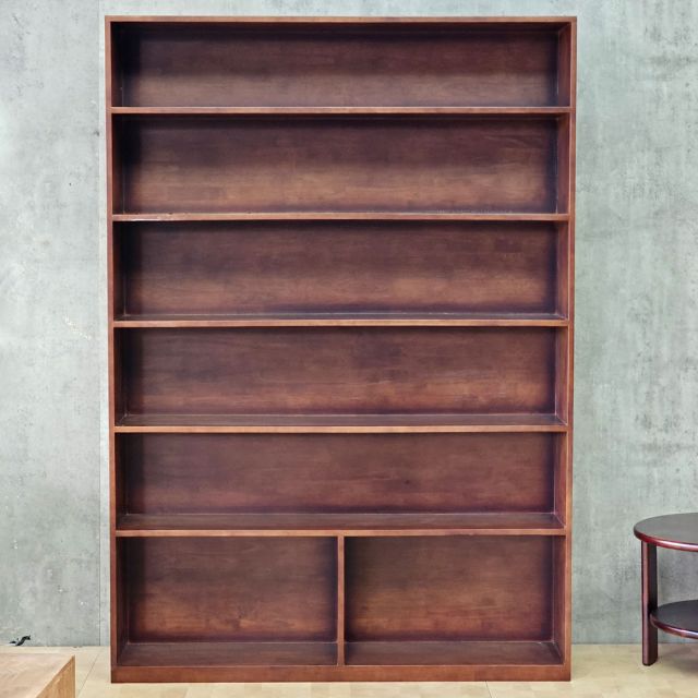 Kệ sách 6 tầng 140x30x200cm gỗ cao su KS68347