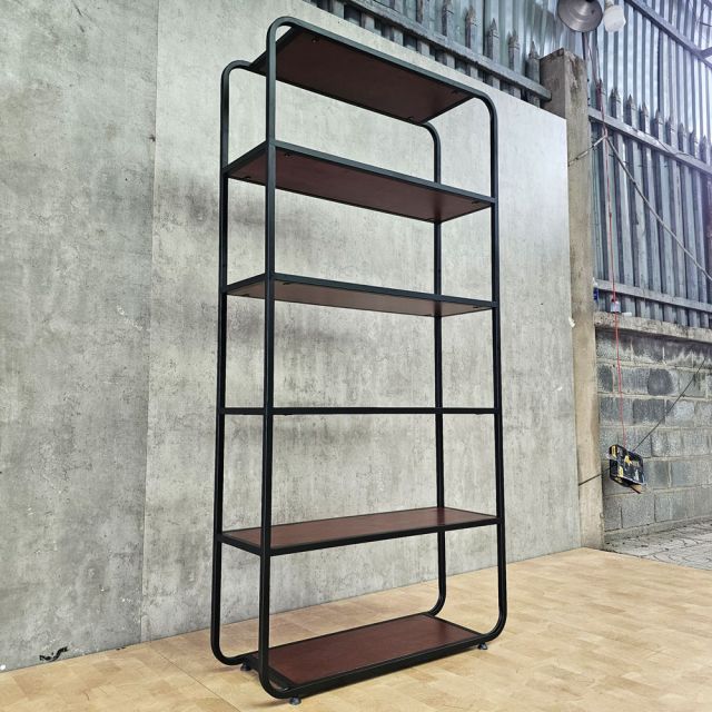 Kệ trang trí 5 tầng 90x30x180cm gỗ cao su KTT68089