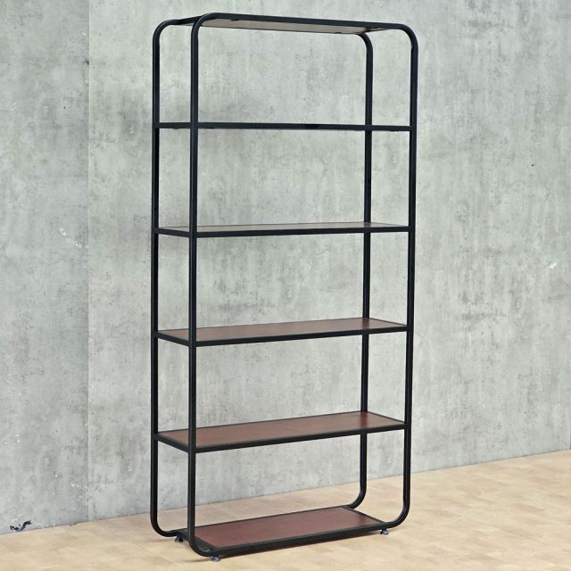 Kệ trang trí 5 tầng 90x30x180cm gỗ cao su KTT68089