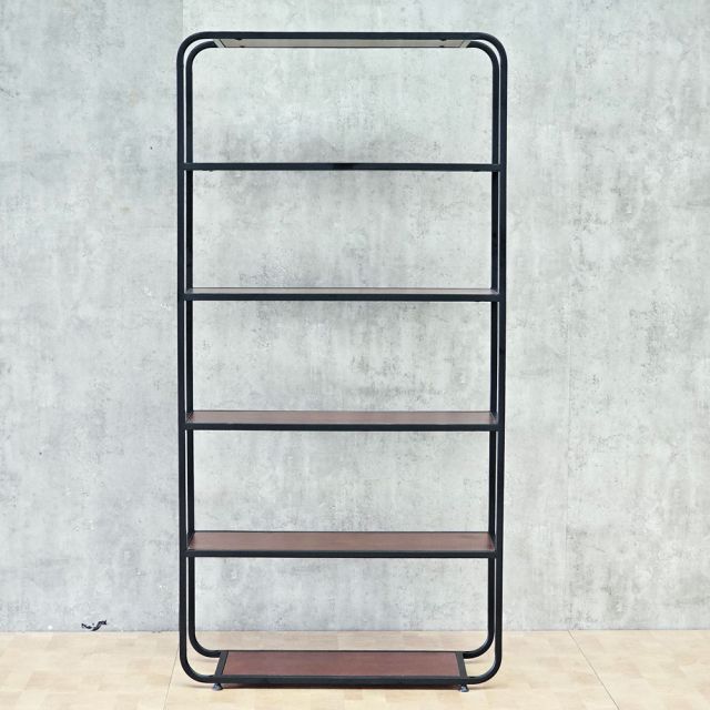 Kệ trang trí 5 tầng 90x30x180cm gỗ cao su KTT68089