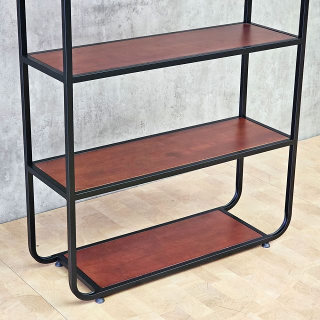 Kệ trang trí 5 tầng 90x30x180cm gỗ cao su KTT68089