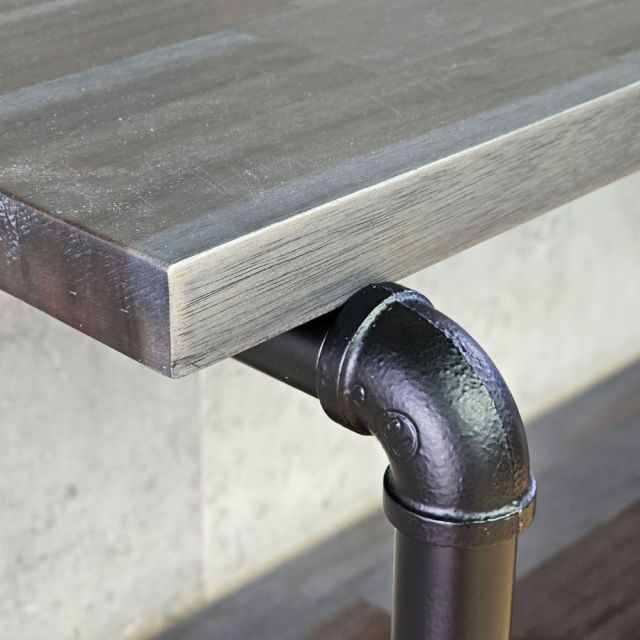 Kệ ống nước treo tường 4 tầng 120x35cm gỗ tràm PPF017