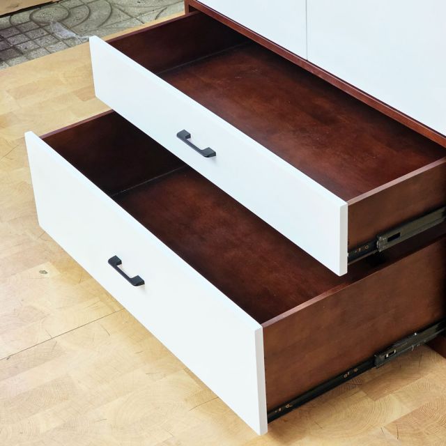 Hệ tủ quần áo 180x60x220cm gỗ cao su TQA68103