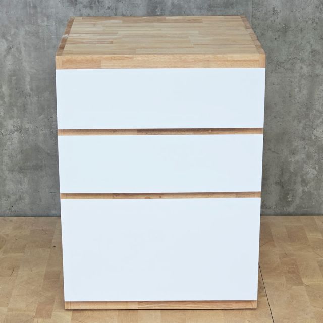 Module tủ bếp dưới 3 ngăn kéo 40x58x82cm gỗ cao su MTBD005