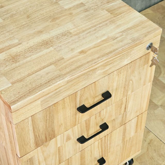 Tủ cá nhân di động 50x50x67cm gỗ cao su TCN68101