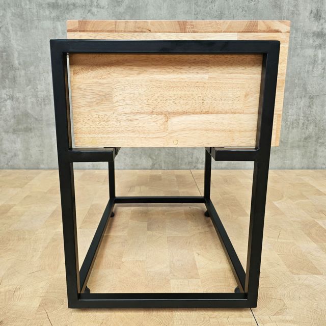 Tủ đầu giường FERRO có ngăn kéo 50x40x50cm gỗ cao su TDG68003