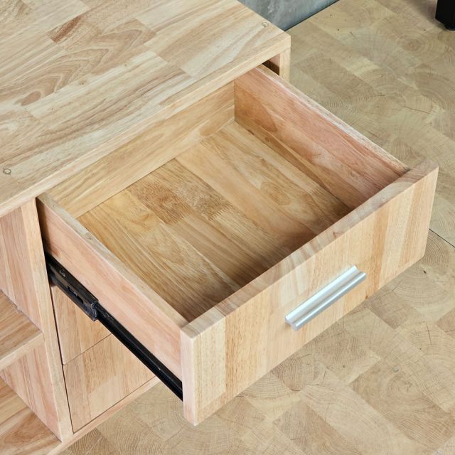 Tủ hồ sơ thấp 100x40x63cm gỗ cao su TCN68100