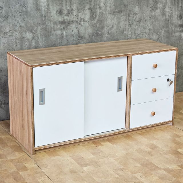 Tủ hồ sơ thấp 120x45x63cm gỗ plywood TCN68099
