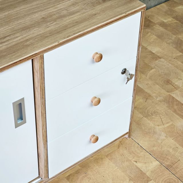 Tủ hồ sơ thấp 120x45x63cm gỗ plywood TCN68099