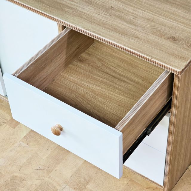 Tủ hồ sơ thấp 120x45x63cm gỗ plywood TCN68099