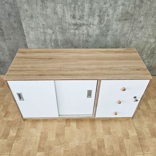 Tủ hồ sơ thấp 120x45x63cm gỗ plywood TCN68099