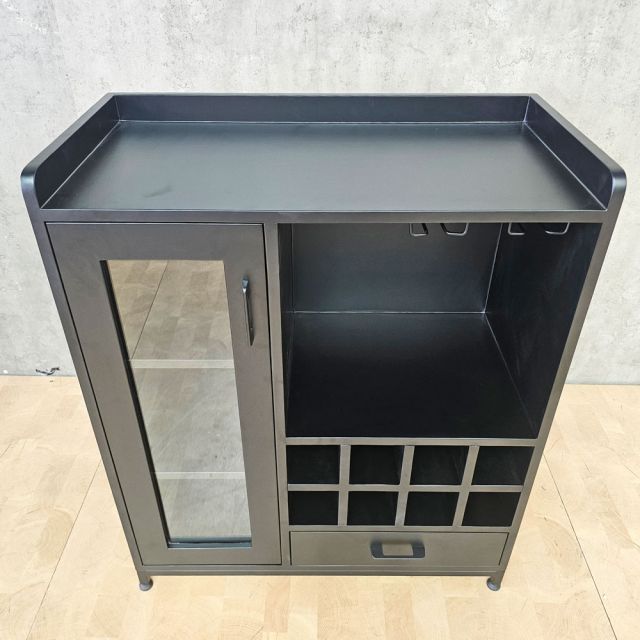 Tủ rượu 80x40x95cm gỗ cao su KR68007