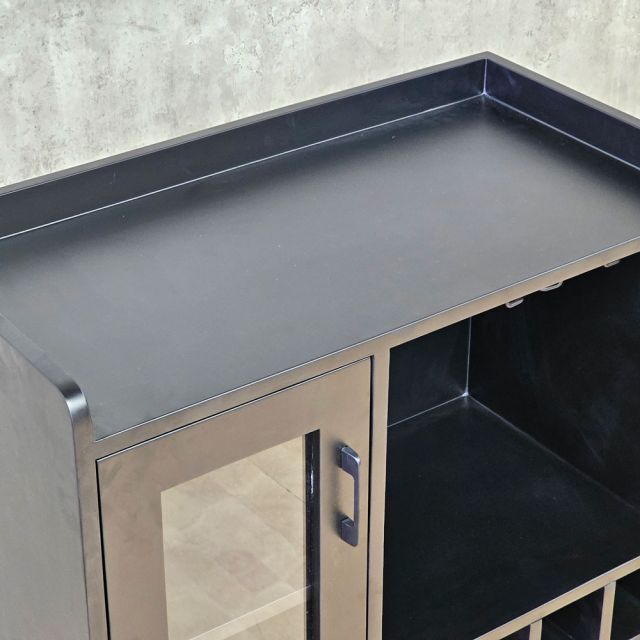 Tủ rượu 80x40x95cm gỗ cao su KR68007