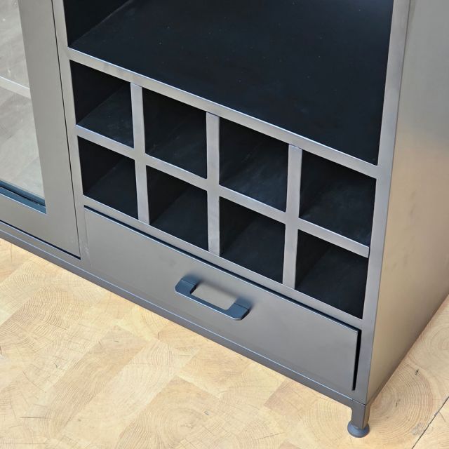 Tủ rượu 80x40x95cm gỗ cao su KR68007
