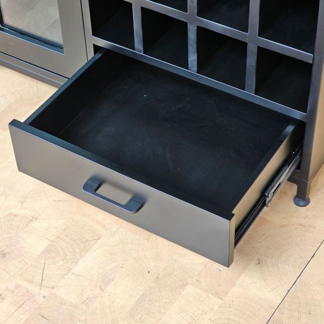 Tủ rượu 80x40x95cm gỗ cao su KR68007