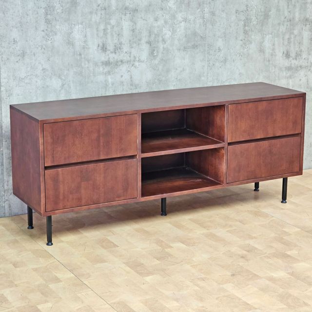 Kệ tủ TV 150x40x60cm gỗ cao su KTV68141