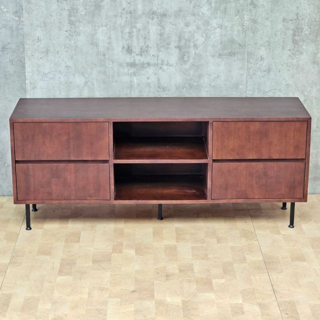 Kệ tủ TV 150x40x60cm gỗ cao su KTV68141