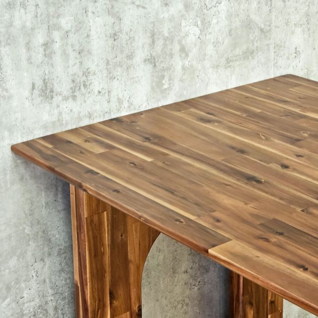 Bàn ăn áp tường 160x80cm gỗ tràm BA68312