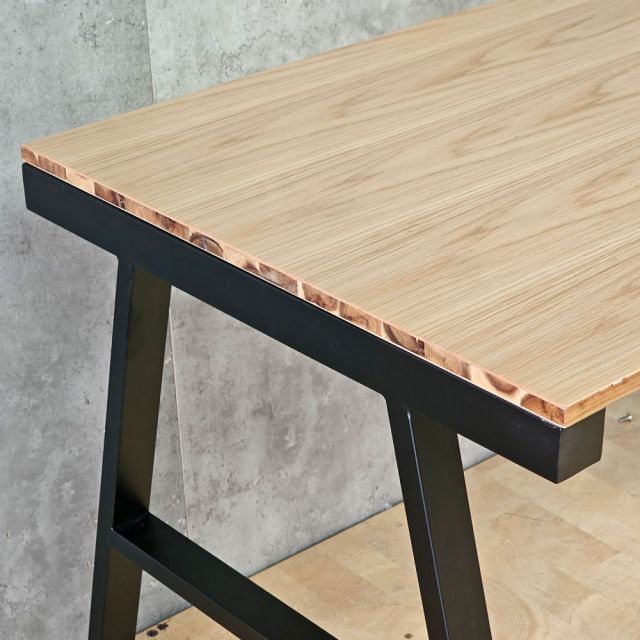 Bàn làm việc 140x70cm ván otim phủ veneer sồi AConcept HBAC060