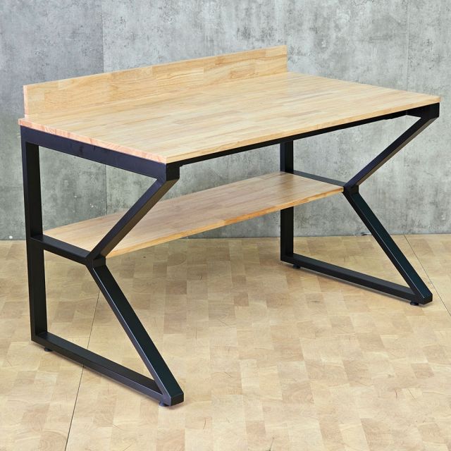 Bàn làm việc 120x70cm gỗ cao su KConcept HBKC061