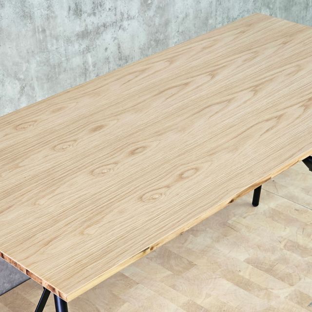 Bàn làm việc gấp gọn 140x70cm ván otim phủ veneer sồi SPD68227