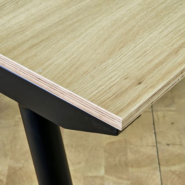 Bàn góc L 100x110cm gỗ plywood hệ CONE HBCO084