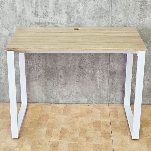 Bàn làm việc 100x60cm gỗ Plywood melamin màu bê tông hệ Rectang HBRT042