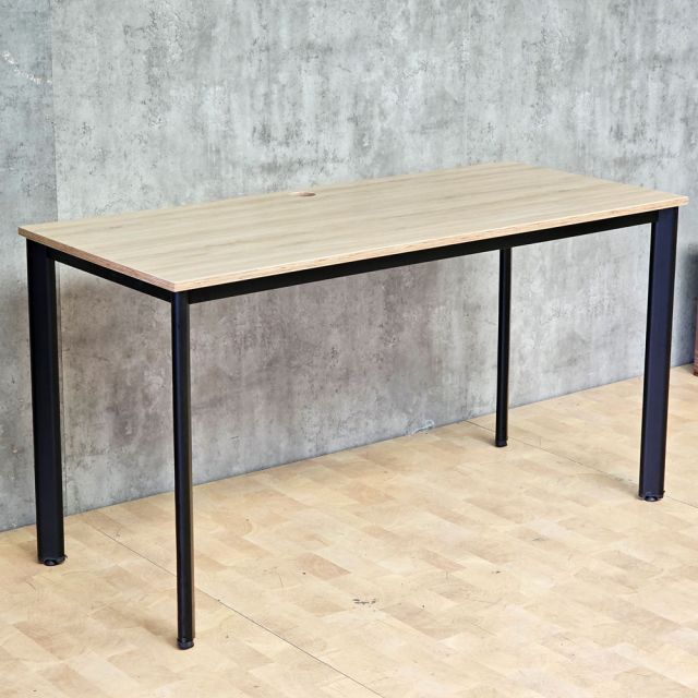 Bàn làm việc 140x60cm gỗ plywood hệ Oval HBOV055