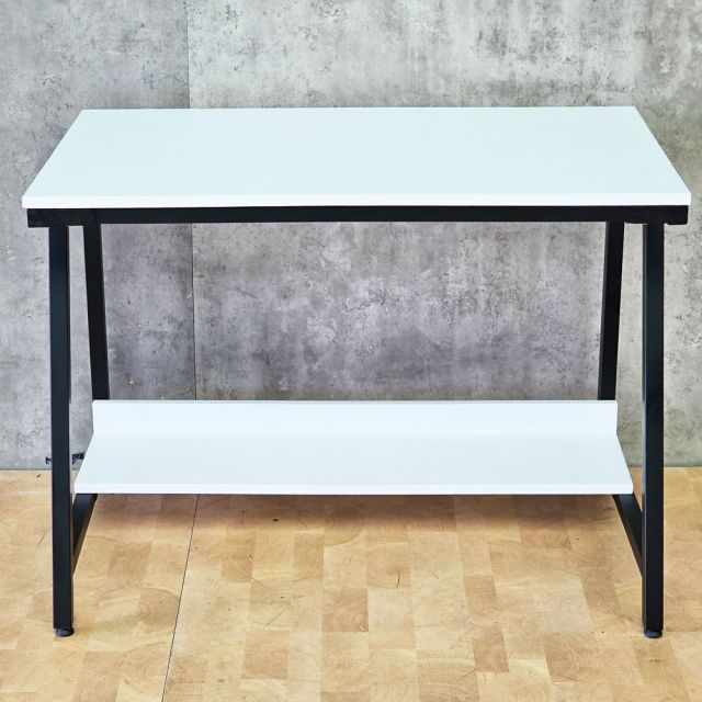 Bàn làm việc liền kệ 100x60cm gỗ cao su FD68093
