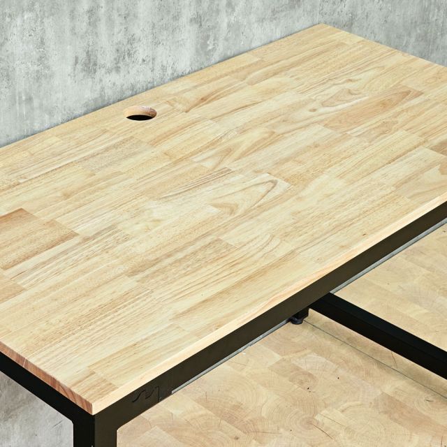 Bàn làm việc 120x60cm gỗ cao su hệ URA HBUR001