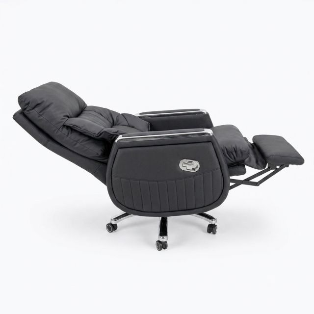 Ghế giám đốc ngả lưng gác chân bọc da MF068