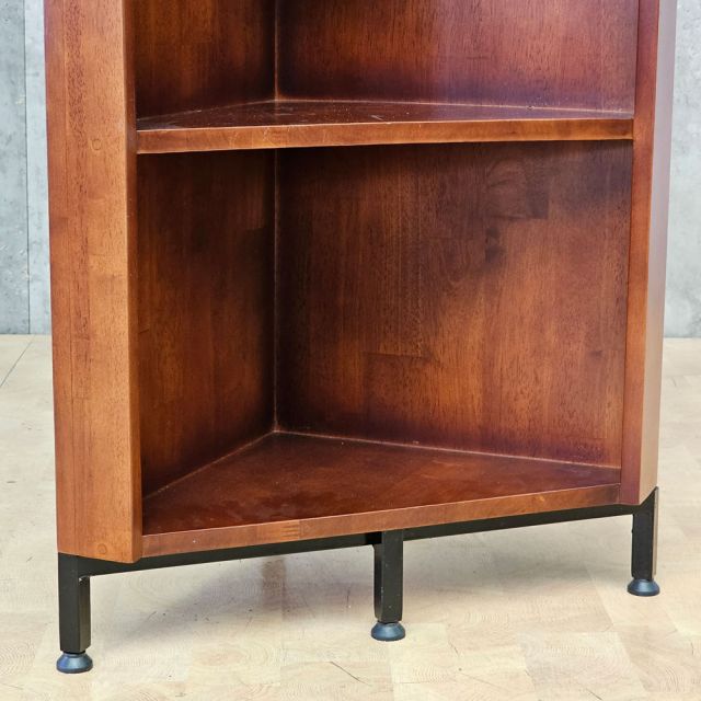 Kệ góc tường 40x40x180cm gỗ cao su KGT68062