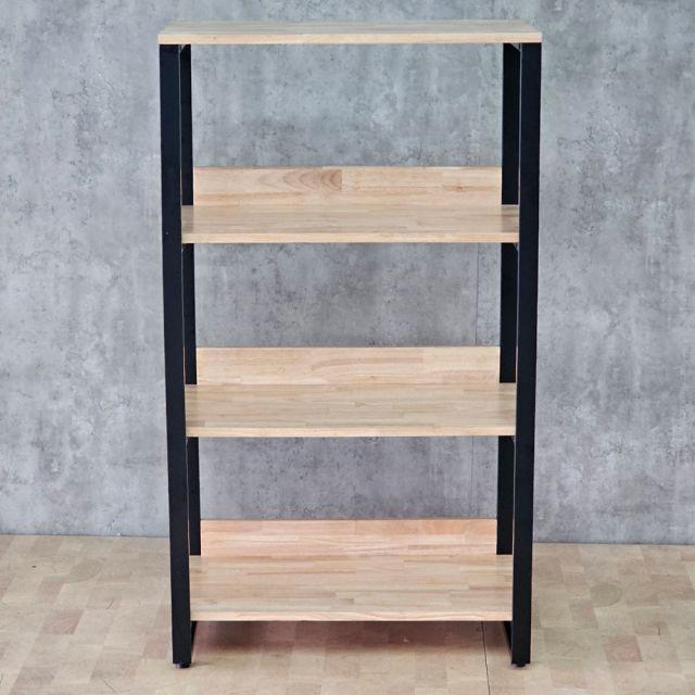 Kệ sách 4 tầng 75x40x130cm gỗ cao su KS68374