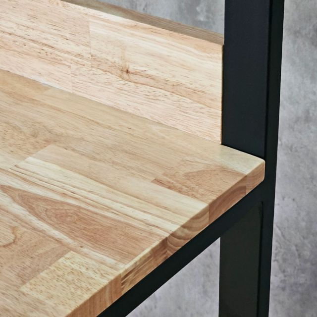 Kệ sách 4 tầng 75x40x130cm gỗ cao su KS68374