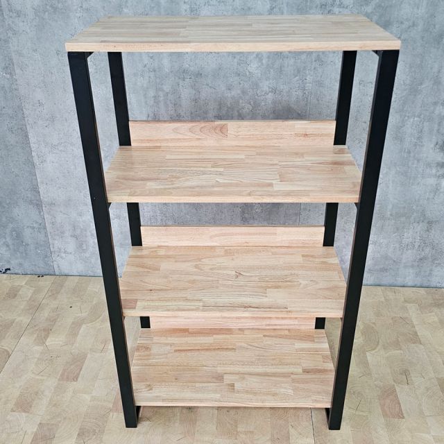 Kệ sách 4 tầng 75x40x130cm gỗ cao su KS68374