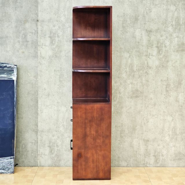 Kệ tủ góc tường 40x40x180cm gỗ cao su KGT68009