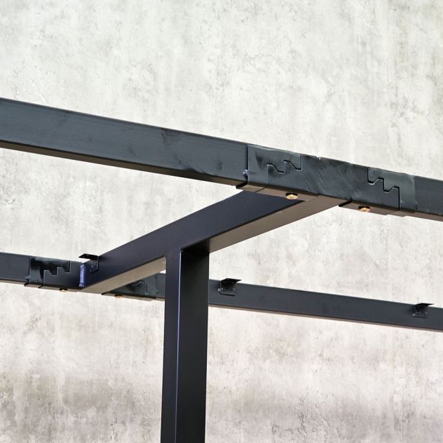 Chân bàn sắt cho bàn họp 240x120cm sơn tĩnh điện HCRT041