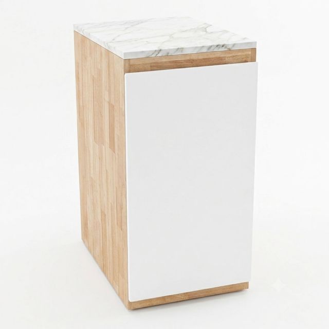 Module tủ bếp dưới 42x59x82cm gỗ cao su MTBD019