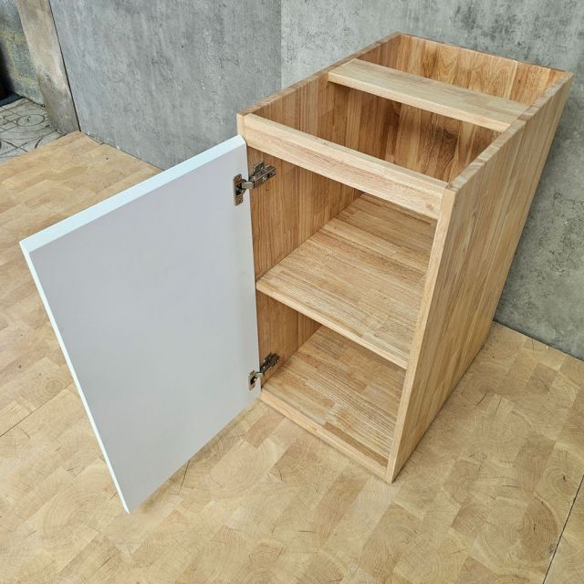 Module tủ bếp dưới 42x59x82cm gỗ cao su MTBD019