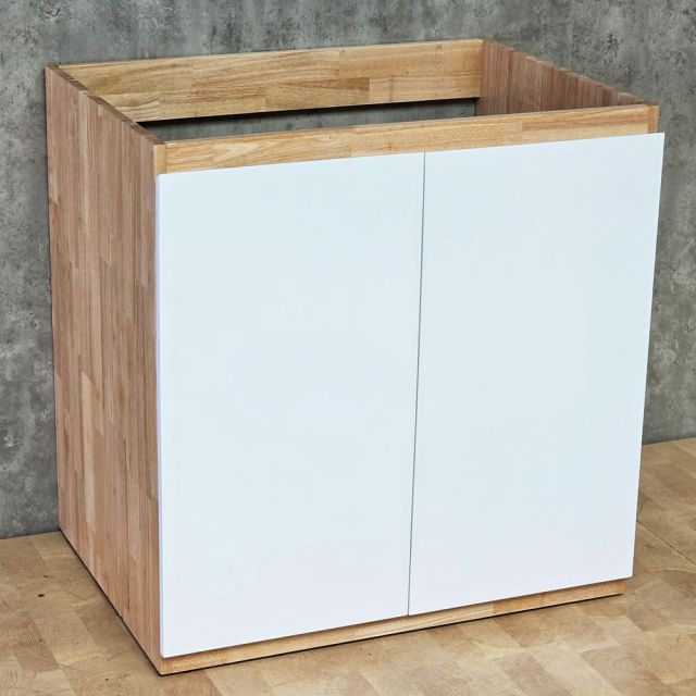 Module tủ bếp dưới để bếp 80x59x82cm gỗ cao su MTBD018
