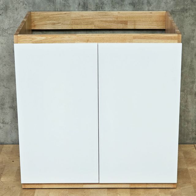 Module tủ bếp dưới để bếp 80x59x82cm gỗ cao su MTBD018