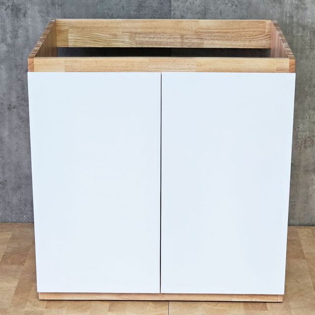 Module tủ bếp dưới  để bồn rửa 80x59x82cngỗ cao su MTBD017