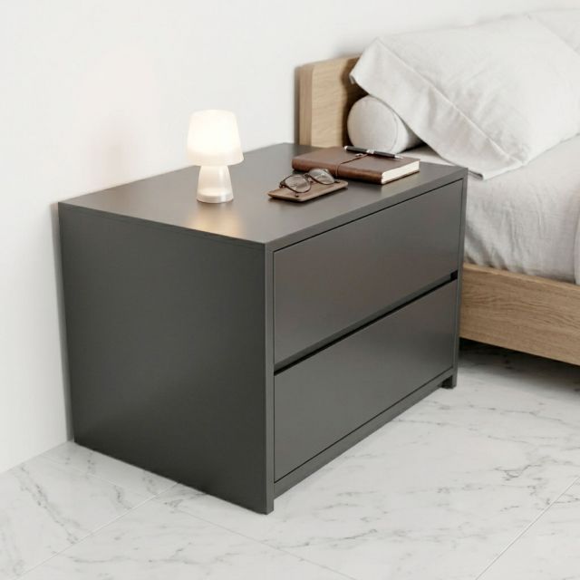 Tủ đầu giường 65x40x45cm gỗ cao su TDG68078