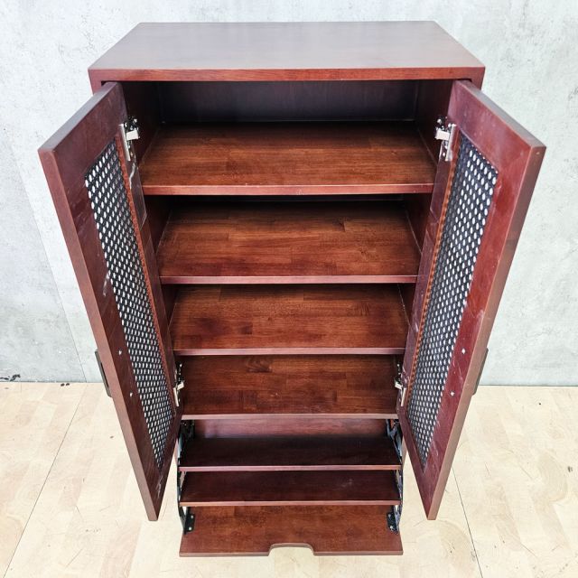 Tủ để giày 70x35x120cm gỗ cao su KG68083