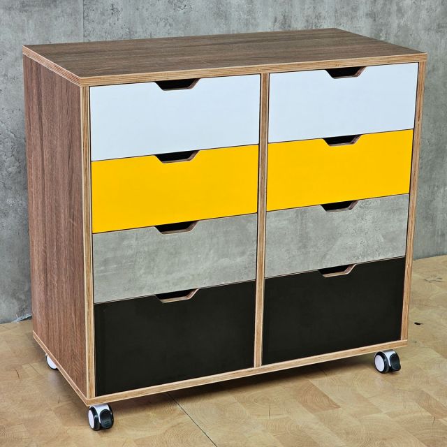 Tủ lưu trữ di động 80x40x77cm gỗ plywood TCN68102